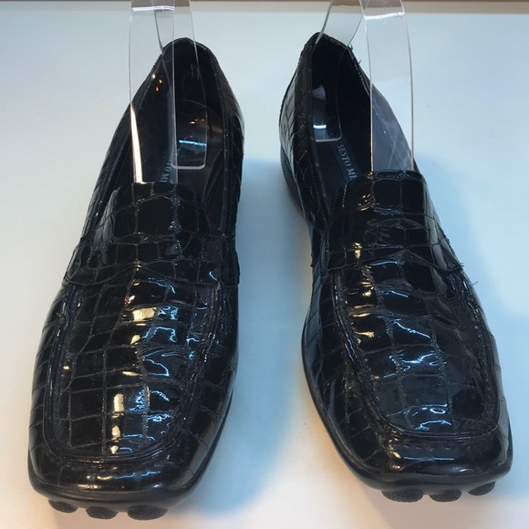 Sesto Meucci Shoes - Sesto Meucci Black Patent Leather Shoes Size 8.5 N